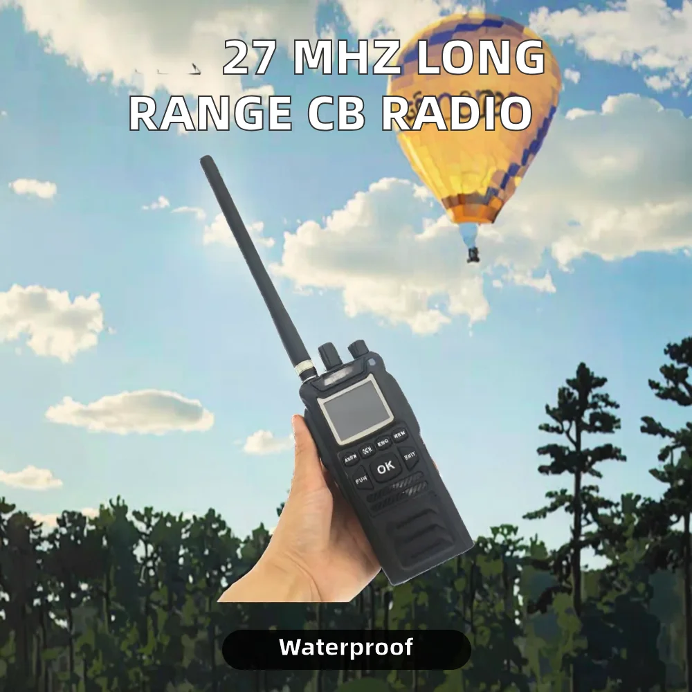 Hot Sale QYT 27 Mhz Portable Citizen Band For Radio Long AM FM CB Handheld Walkie Talkie 20km High Visibility IP For Custom