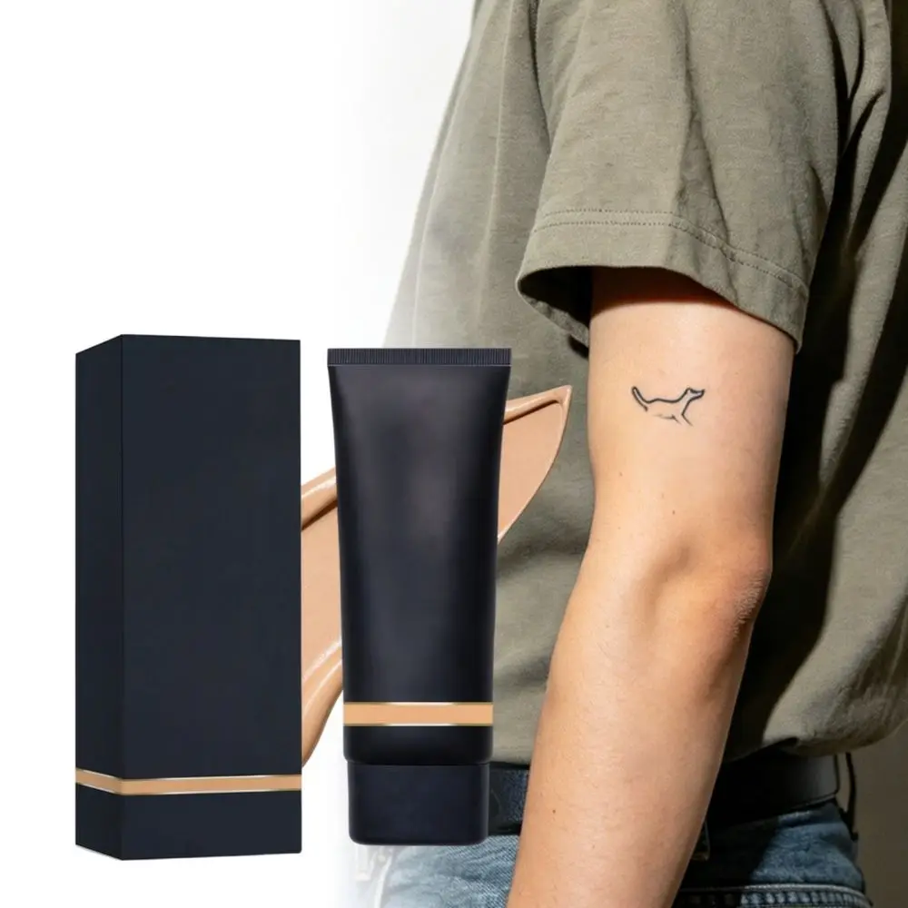 Body Concealer Cream Skin Tone Corrector Natural Shade Lightweight Foundation Smooth Makeup For Uniform Complexion