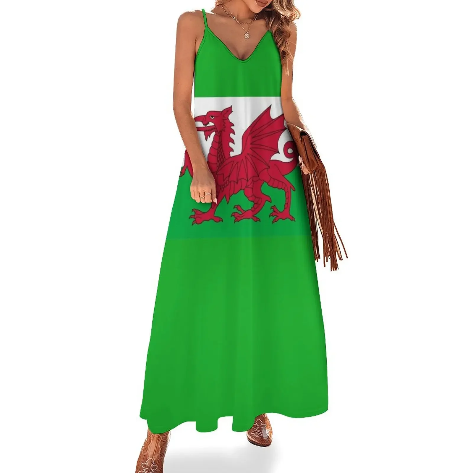 

Wales National Flag - Welsh Fan Sticker T-Shirt Bedspread Sleeveless Dress womens dress dress for women