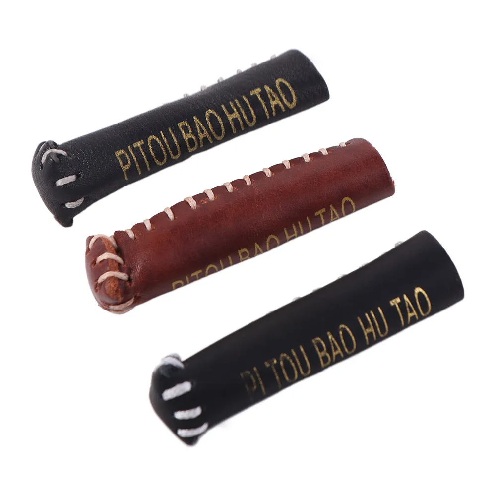 Leather Snooker Cue Protective Dustproof Moistureproof Cue Head Cover Pool Cue Cue Sleeve Billiard Tip Protector