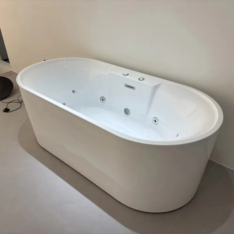 

Hydro Bubble Bathtub Indoor Outdoor Spa Acrylic Freestanding whirlpool Bath Tub Electronic Massage