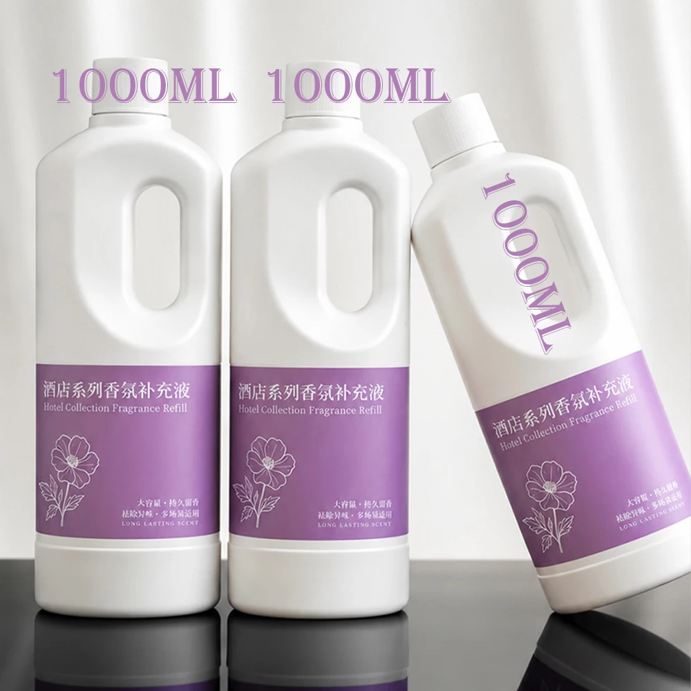 1000ml Large Capacity Hotel Fragrance Oil Refill, Long Lasting Home Aroma Liquid, Air Freshener for Toilet & Bathroom
