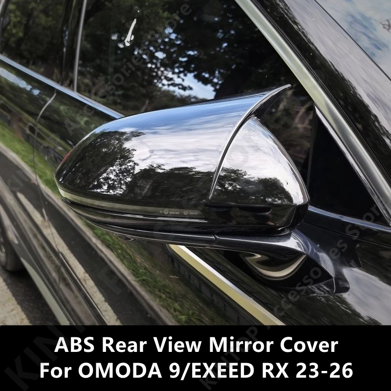 

For OMODA 9/EXEED RX 23-26 ABS Rear View Mirror Cover Protective Shell,Auto Exterior Parts Modification Protection Accessories