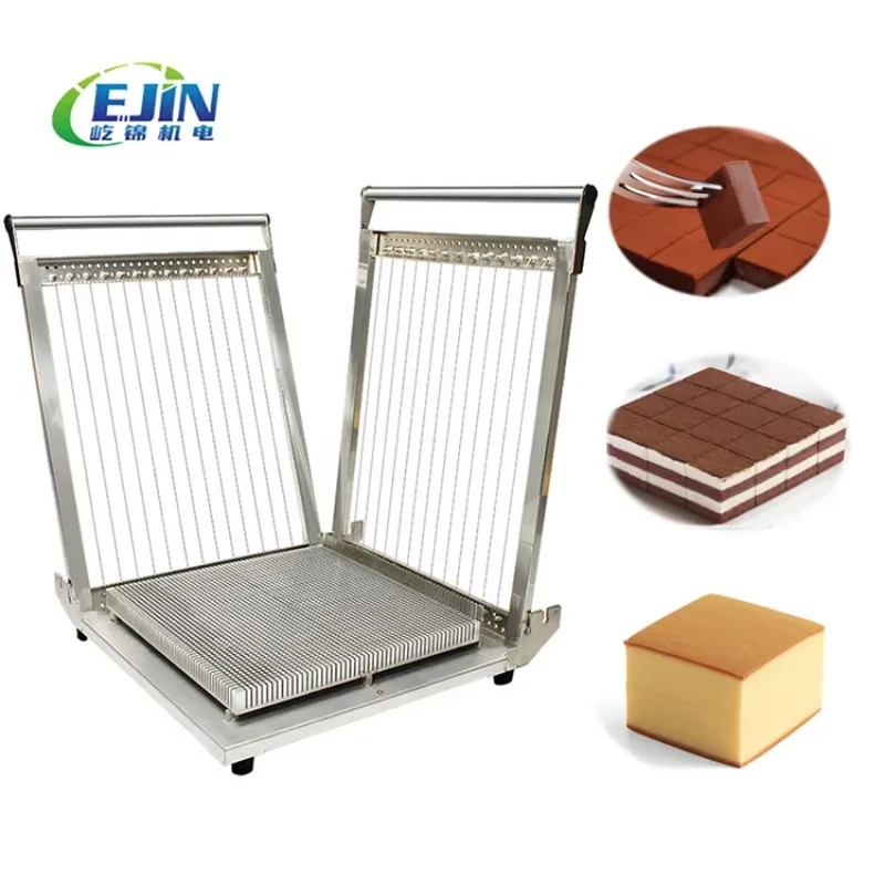 

Table Type Food Cutter Soft Sweets Square Cheese Cake Wire Cutter Guitar Cutter Manual Chocolate Block Slicing Machine