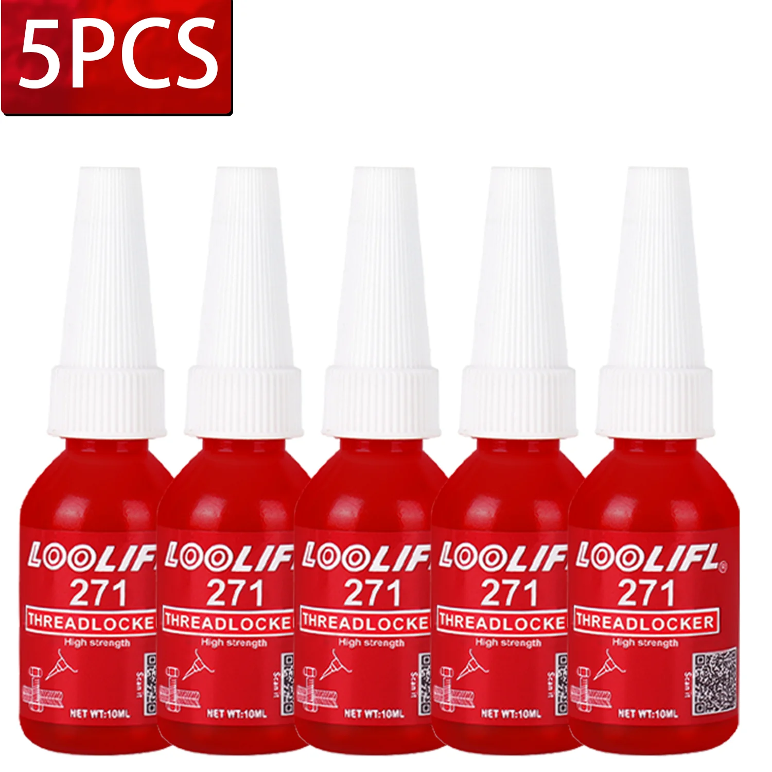 243 271 50ml Threadlocker Anaerobe lijmen Anti-losse schroeflijmen Bevestiging Snel uithardend draadborgmiddel Afdichtmiddel voor schroeven