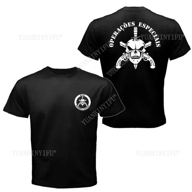 

BOPE Elite Squad Brazil Special Fore Unit Военная футболка Мужская летняя повседневная удобная футболка с короткими рукавами