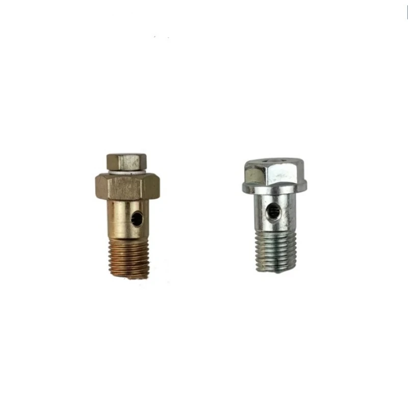 5 pcs equal pressure relief valve 12 Oil return valve 14 Oil return valve plugged screw oil return screw oil pump