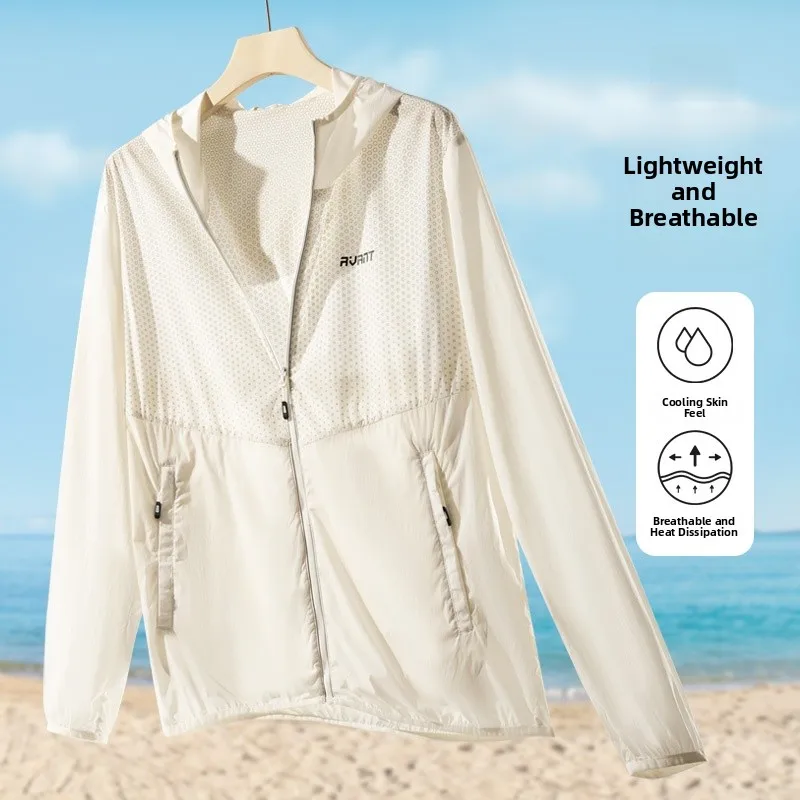 メンズ夏用軽量速乾フィッシングジャケット日焼け防止服通気性スキンシャツビジネス紳士スタイルアウトドア
