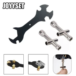 3D Printer Tools Nozzle Wrench Multi-Function MK8 V6 Volcano Nozzles Heating Block Spanner M2/M3/M4 Screw Nuts Mini Cross Wrench