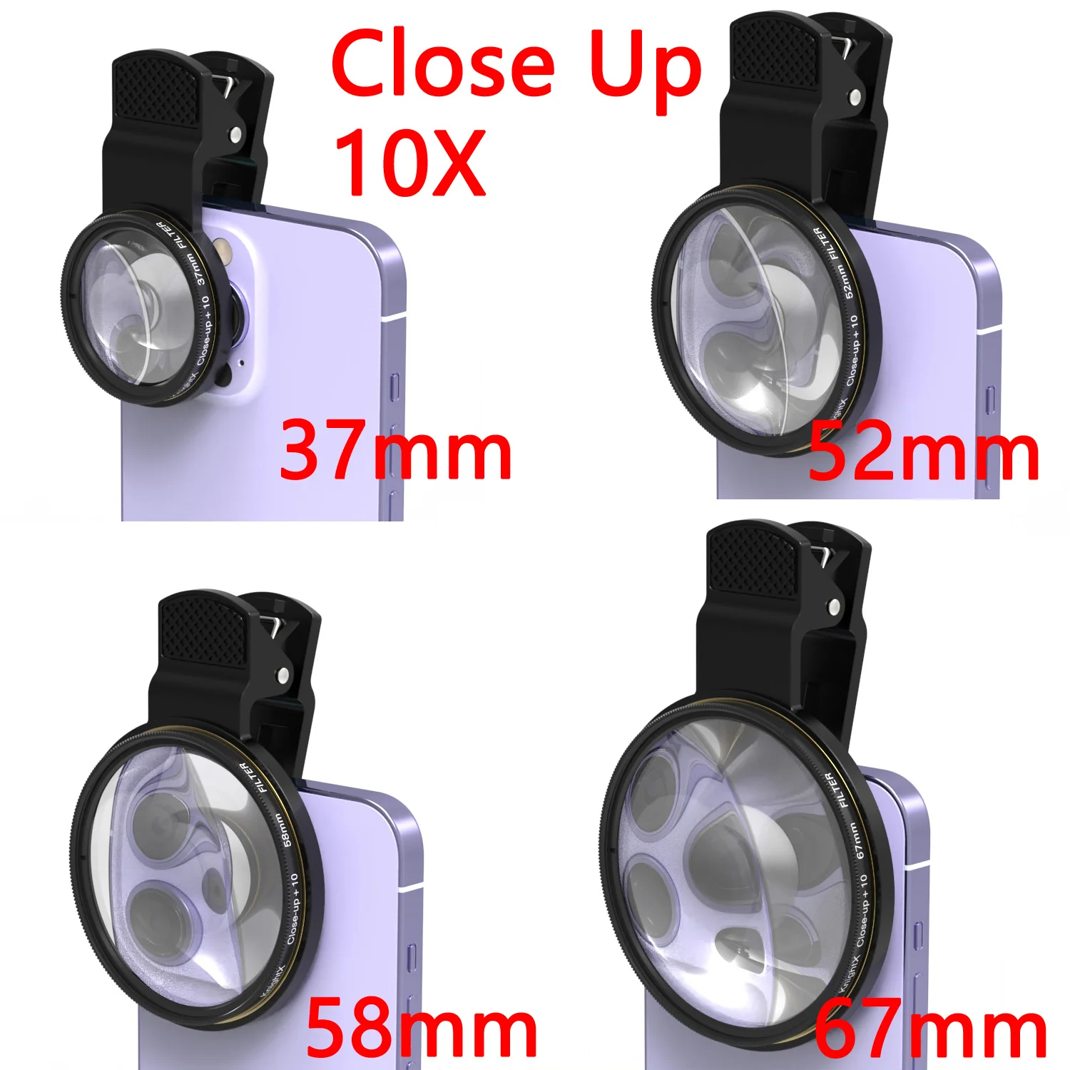 

Универсальный объектив камеры 10X Macro HD для телефона iPhone Android