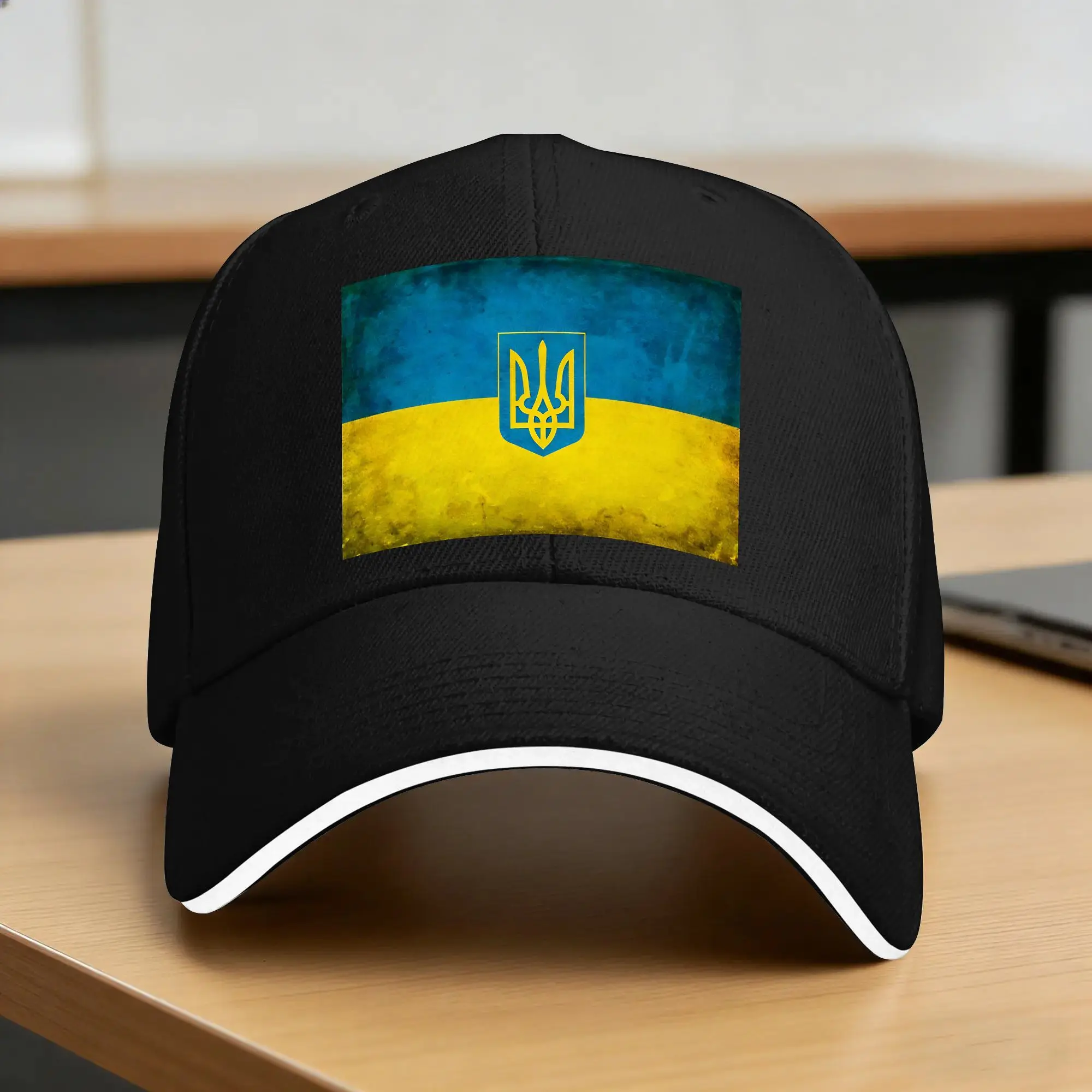 Ukraine Flag Active  Baseball Cap  Female Male Print Trucker Hat Summer y2k Cool Kpop Rock Sunscreen Baseball Caps