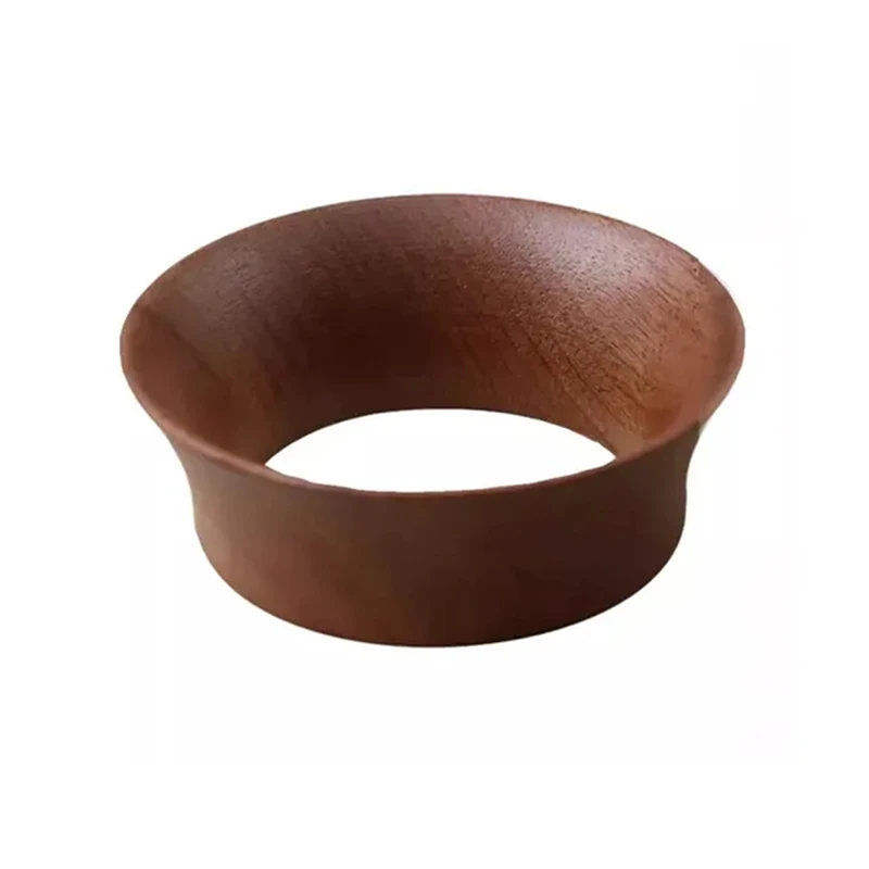 Coffee Dosing Ring Funnel Magnetic 51MM Walnut for Delonghi E61 Portafilter Espresso Accessories