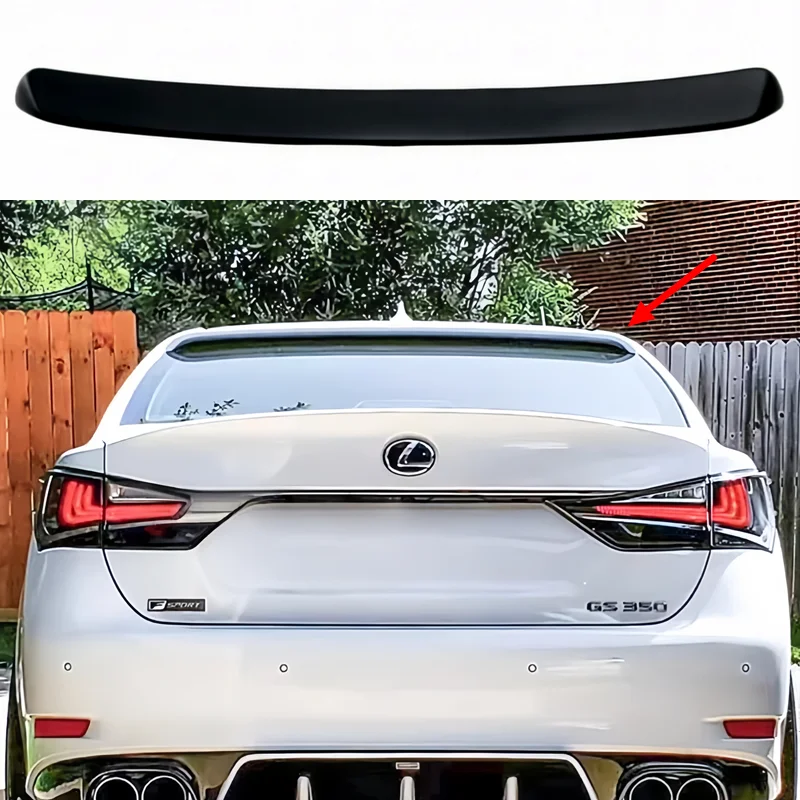 Für Lexus GS Spoiler GS200 GS250 GS300 GS350 GS450 2013 bis 2020 Auto-Heckflügel-Zubehör Einfache Installation Dachspoiler