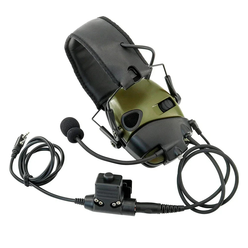 Orejeras de tiro electrónicas, auriculares tácticos, adaptador de auriculares de tiro Airsoft para Howard Impact Sport, orejeras electrónicas