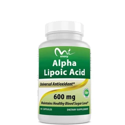 Alpha lipoic acid 600mg 60 capsules - ALA powerful antioxidant (60 capsules (1 bottle)