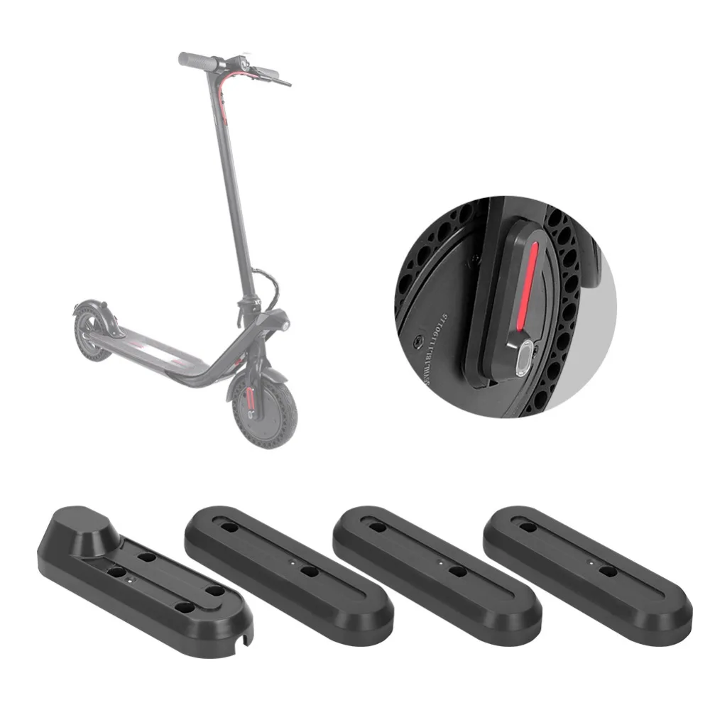 

4Pcs/Set Plastic Wheel Hub Cap Electric Scooter Accessory Black Fork Cover Wheel Hub Protective Cover for Xiaomi MIJIA M365