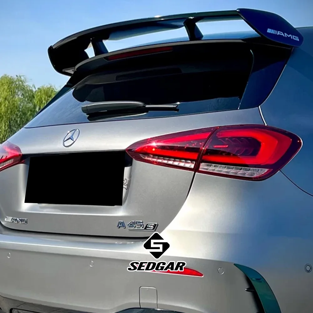 For 2013--2023 Mercedes Benz A-Class W176 W177 A180 A200 A220 A250 A260 AMG A45 GEN 3 4 High-quality ABS Plastic Roof Spoiler