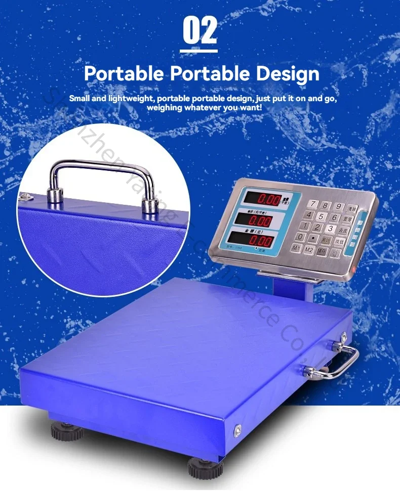 Portable Platform Scale Portable Parcel Pricing Scale, 100kg Electronic Scale, 150kg Electronic Scale