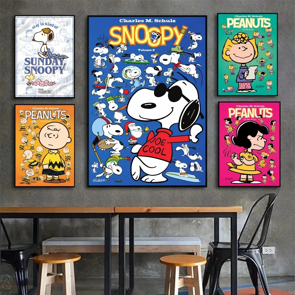 S-Snoopy Poster Wall Art Home Decor Room Decor Digital Painting Living Room Restaurant Kitchen Art