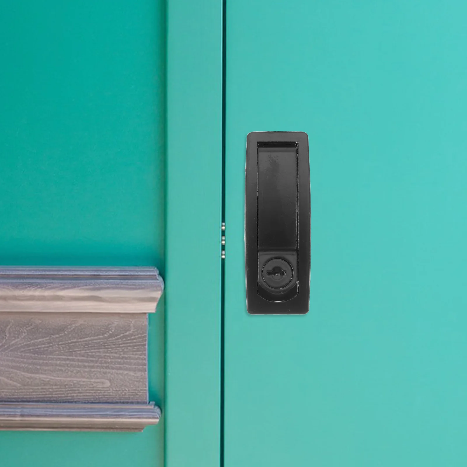 

1Set Electric Cabinet Door Lock Alloy Panel Lock for Distribution Box Secure Bounce Design Easy Installation Safety Reliable