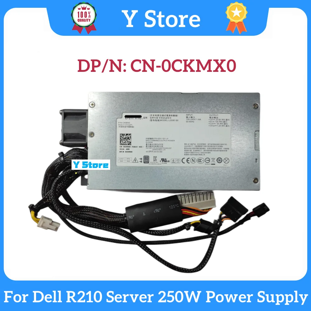 Y Store For Dell R210 Server 250W Power Supply N250E-S0 CN-06HTWP-17972 06HTWP 6HTWP 0CKMX0 CKMX0 Fast Ship