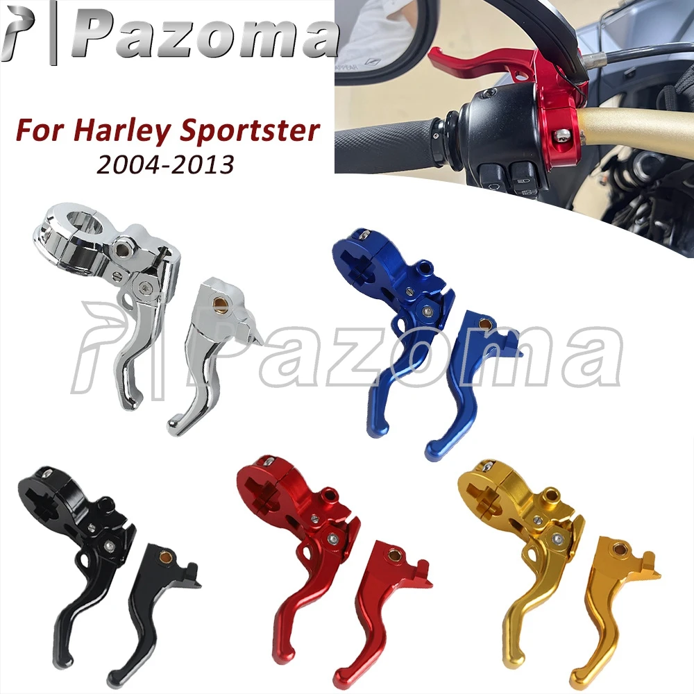 

Motorcycle Brake Clutch Lever Left&Right Handle Levers For Harley Sportster XL883 XR1200 XR1200X Custom XL1200C XL883C Nightster