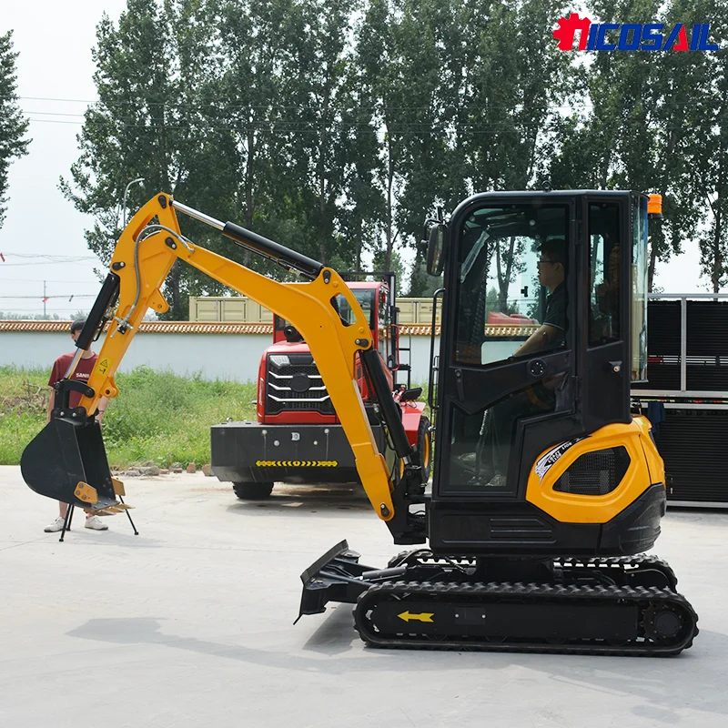 

Customized Mini Excavator 2.5-ton Small Farm Excavator Tractor for Sale Crawler Hydraulic Mini Excavator