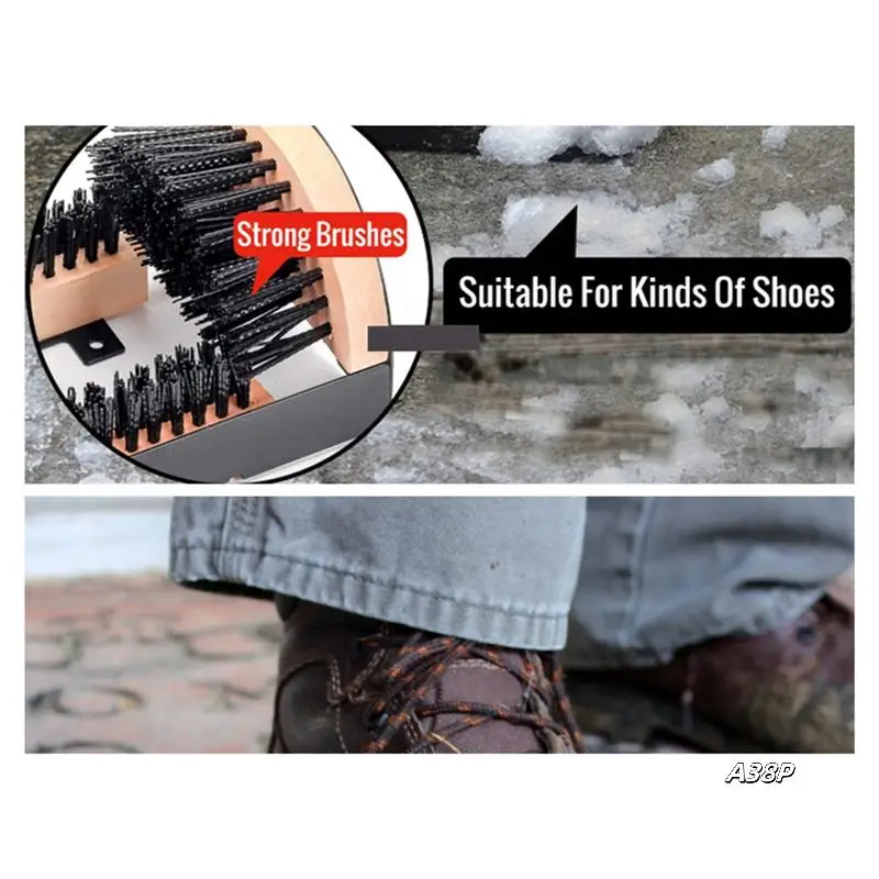 

Boot Brush Indoor And Outdoor Cleaning Shoe Brushrs All Weather Industrial Shoe Cleaner & Scraper Brush