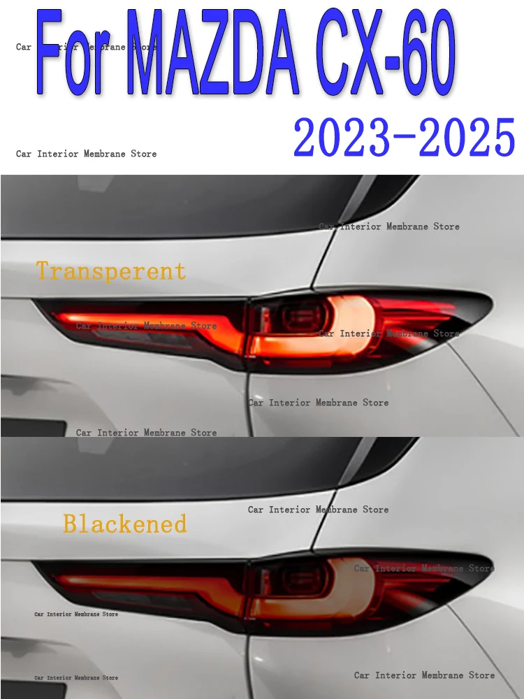 

Для MAZDA CX60 CX-60 2022 2025 внешняя фара автомобиля, защита от царапин, передняя лампа, оттенок, защитная пленка из ТПУ, аксессуары для ремонта