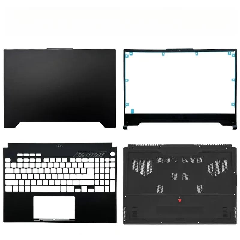 For FX517 2022 New Laptop Replacement LCD Back Cover Frame Top Case Palm Cushion Bottom Case Upper and Lower Covers