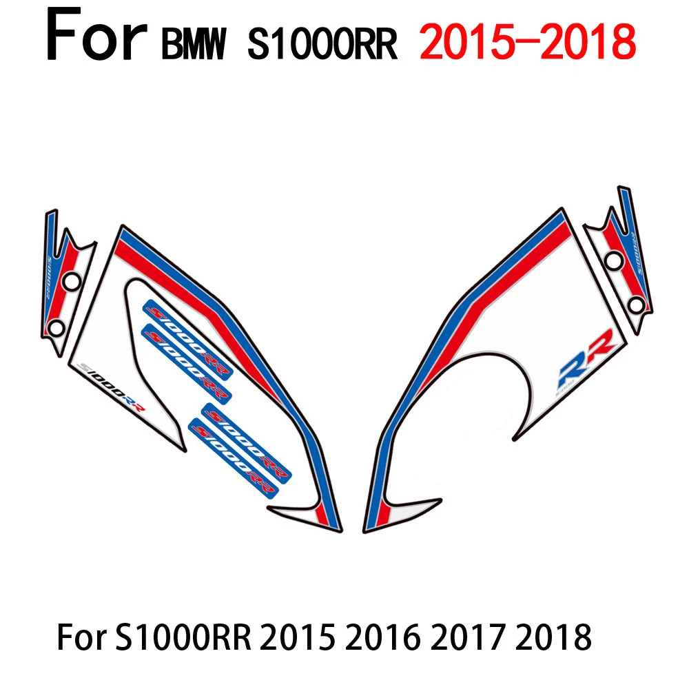 For BMW S1000RR Stickers S1000 rr Fairing Decals 2015-2018 3D Reflective Fuel Tank Stickers Shell Decals Tuning Decals