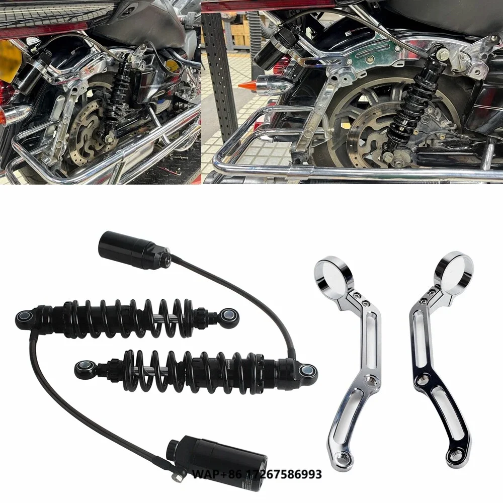

13" Rear Shock Absorbers Suspension for Harley Electra Glide FLHTPI 14-Up Touring FLHR FLTR FLHX