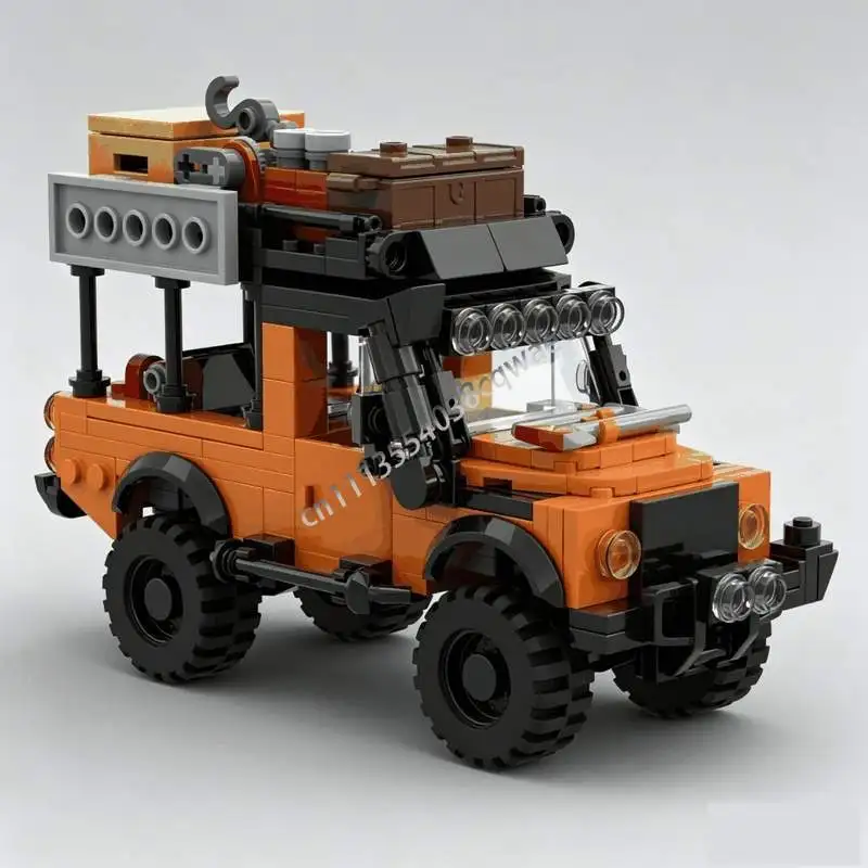 357PCS Expedition Off Road Vehicle Custom Building Blocks Adventure SUV Model DIY Assembly Educational Collection Festival Gifts