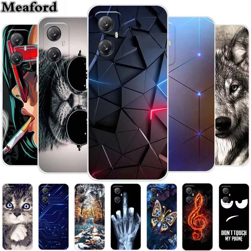 For Blackview A52 Case Shockproof Transparent Soft Silicone TPU Back Phone Cover For Blackview A52 A 52 BlackviewA52 Wolf Capa