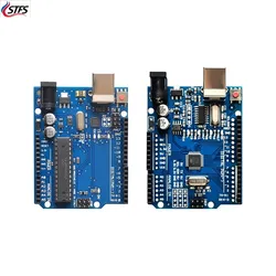 Conselho de desenvolvimento para UNO R3, ATMEGA328P, CH340, ATEGA16U2, compatível para Arduino com cabo, R3 Proto Shield, Placa de Expansão