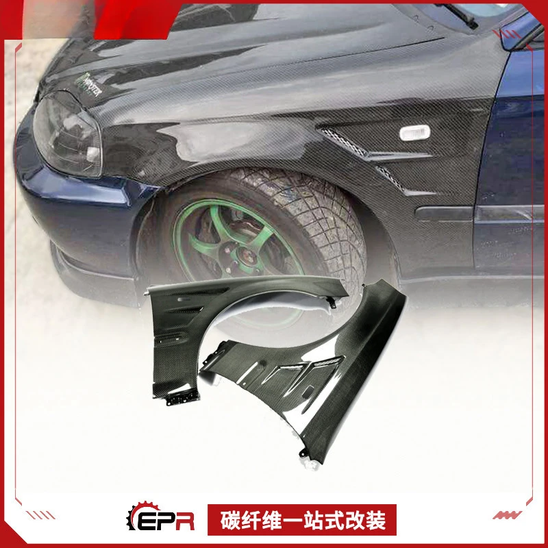 

For Honda Civic EK (6th Gen) Carbon Fiber VENTE Style Front Fender Replacement
