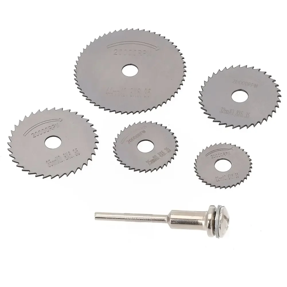 Cutting Disc Circular Saw Blade 22-50mm 3.2/6mm Mandrel HSS For Wood Diamond Cutting Rotary Tool Electric Drill Grinder Parts