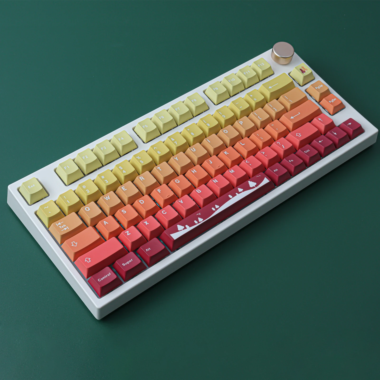 Autumn Keycaps 129 Key PBT Material Cherry Profile DYE-SUB Personalized For CHERRY MX Switch Wooting Mechanical Keyboard Keycap