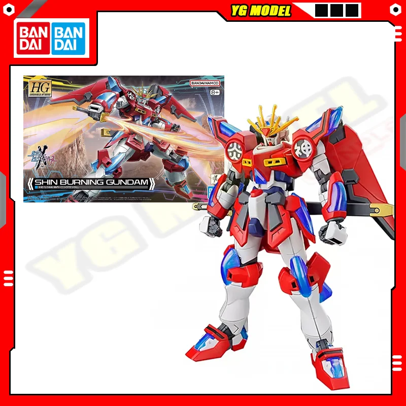 

BANDAI SHIN BURNING GUNDAM HG 1/144 SBG-E01 SEED Edition Standard Model Kit Assembly Strike Freedom Unicorn Figures Original