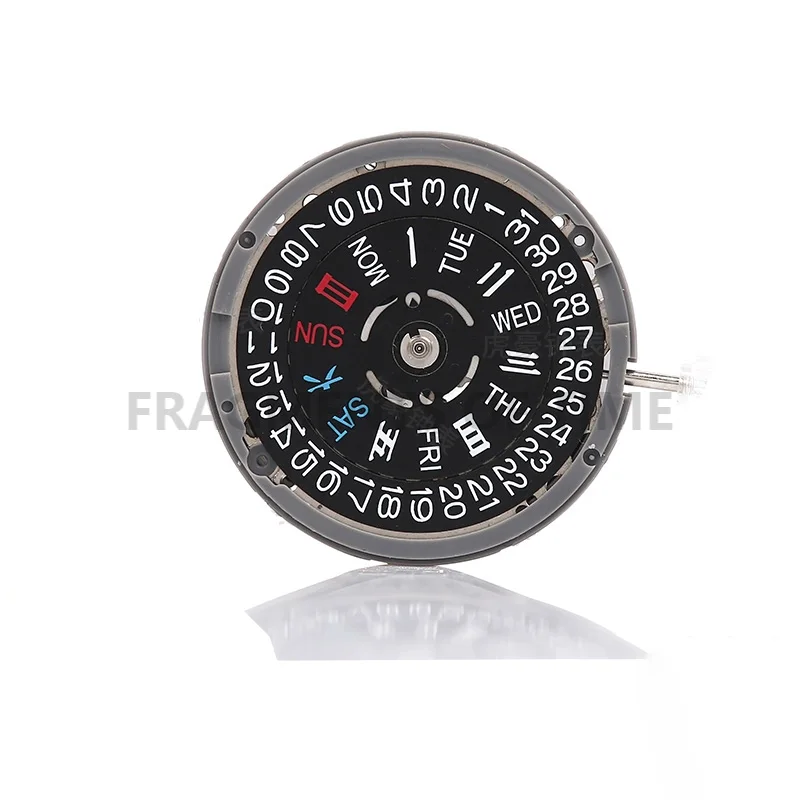 Automatic Mechanical Movement, Black Calendar, White Calendar, Watch Movement Accessories, Japanese New NH35A NH36 Movement