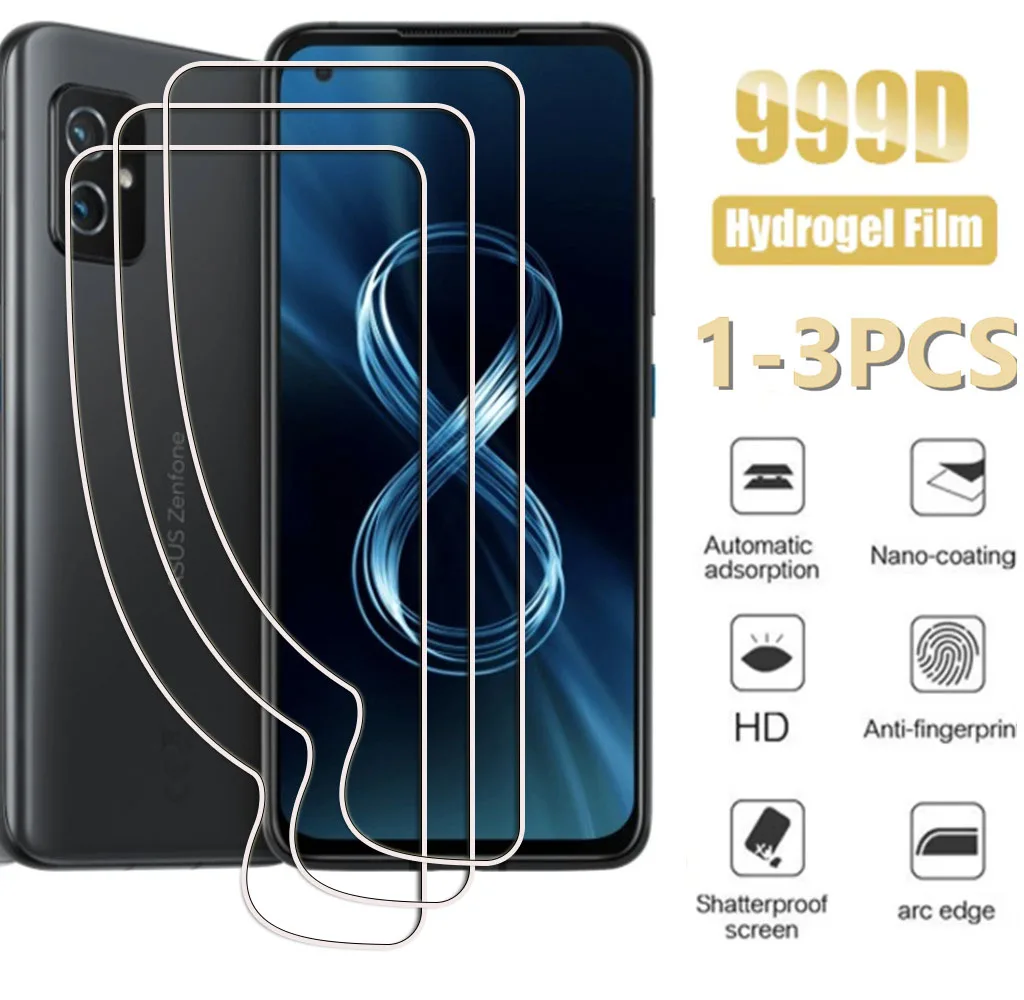

1-3 Pcs For ASUS Zenfone 10 9 8 10Z ASUSZenfone10 Z10 9 8 AI2302 Hydraulic Hydrogel Film Full Protective Screen Protector Cover