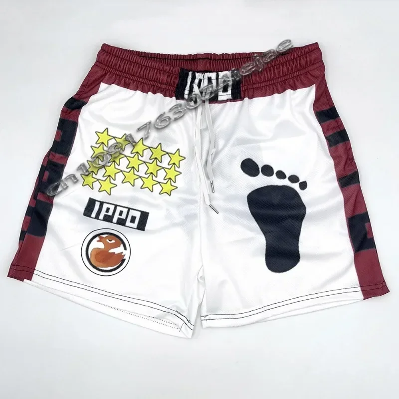 

Anime Casual Shorts, Men's and Women's Comics Cartoon Sports Shorts Fitness 3D Printed Quick Drying Mesh Shorts MOTO Men's Style