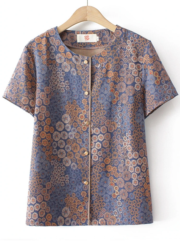 Oma-Stil Kurzarm-Zweiteiler fü – Summer Clothing Over 60 Bewertung und Preis