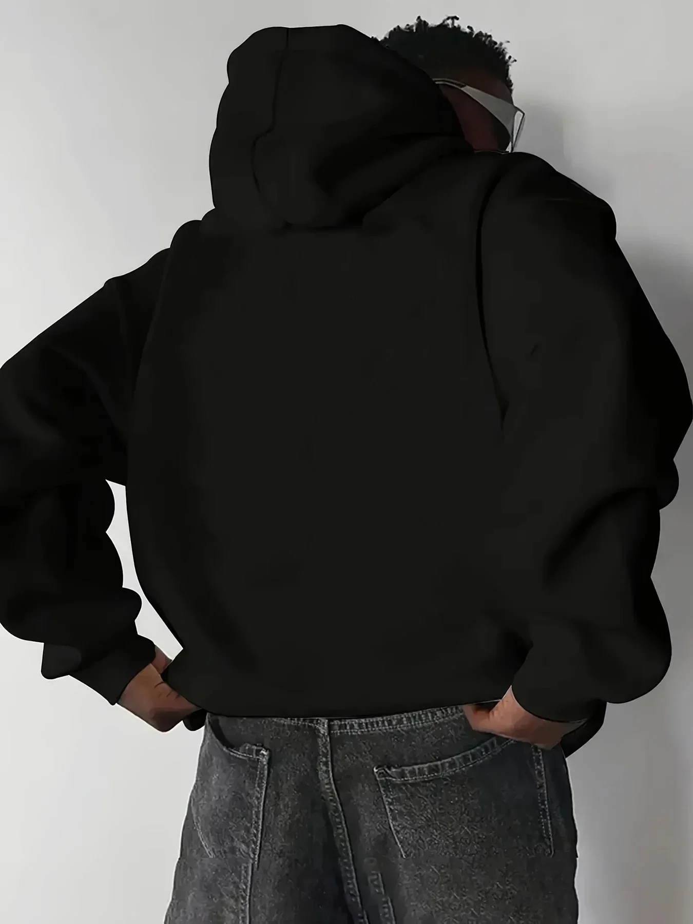 هوديي رجالي بتصميم Venom وSymbiotic للوجه وبلوفر Black Splash Effect Superhero Pattern Marvel #2