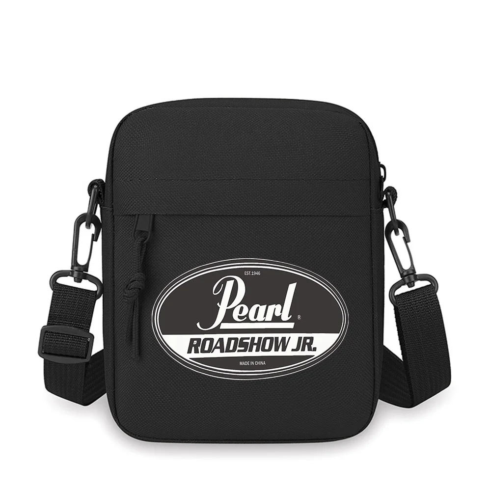 

Pearl Roadshow JR oval logo drums musical Men Crossbody Bag Single Shoulder Women Cartoon Anime Film Printing Design Unisex