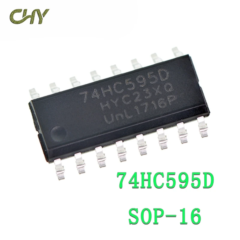 10PCS 74HC595 SOP16 74HC595D SOP SN74HC595D SOP-16 SMD New and Original IC Chipset