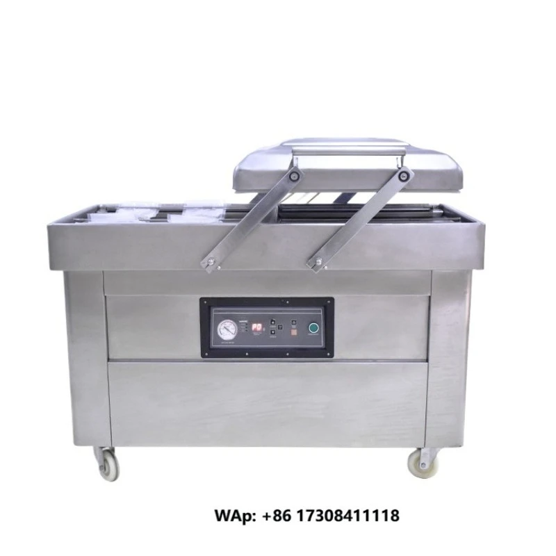 LK-400/2SA Dual Chamber Automatic Electric Vacuum Sealer for Vegetables, Meat & Seafood