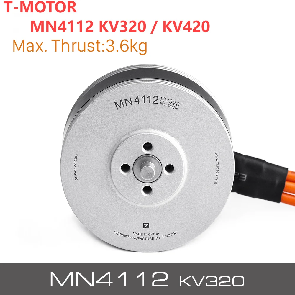 

T-MOTOR Tiger Motor Navigator Type MN4112 KV320 KV420 Brushless Motor For UAV RC Drone Quadcopter Multi-rotor VTOL Large Thrust