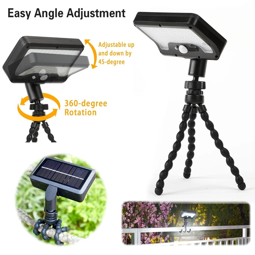 

Solar Wall Light Solar Fence Light Auto On/Off Motion Sensor Outside Yard Lamp 3 Modes Security Porch Light for Garden Yard Path
