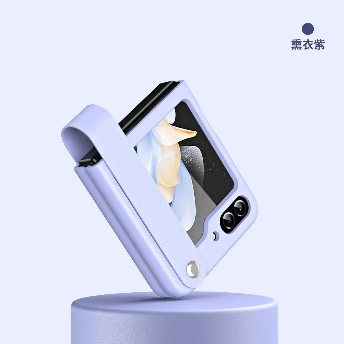 For Samsung Galaxy Flip4/Flip5 Wristband Folding Screen Anti-drop Protective Case